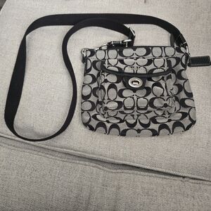 Stylish Black and Gray Women's Bag